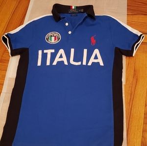 Polo Ralph Lauren custom fit Italia polo shirt, Mens S